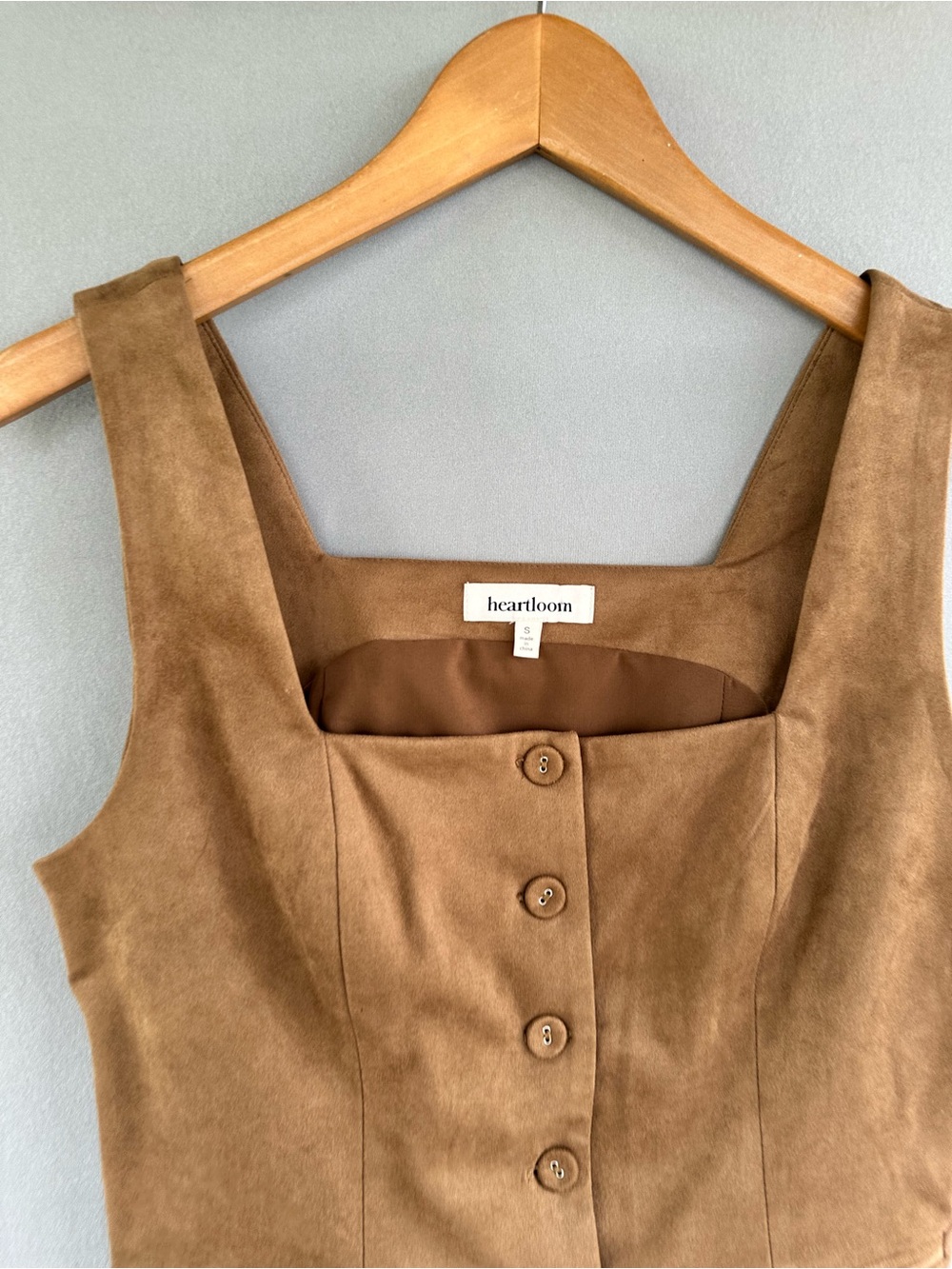 🎉5 for $45🎉 Heartloom top blouse vest size S - Picture 4 of 10